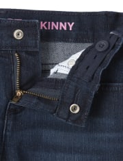 Girls Basic Stretch Skinny Jeans 2-Pack