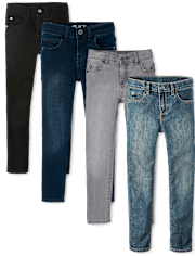 Lot de 4 jeans ajustés pour garçon