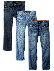 Boys Straight Jeans 3-Pack