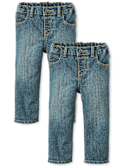 Baby And Toddler Boys Bootcut Jeans 2-Pack