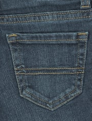 Paquete de 2 jeans ajustados básicos para bebés y niños pequeños