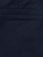 Paquete de 2 pantalones chinos ajustados elásticos uniformes para niñas - Slim