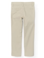Girls Uniform Stretch Skinny Chino Pants 2-Pack