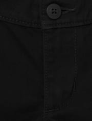 Girls Uniform Stretch Skinny Chino Pants 2-Pack