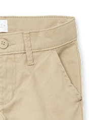 Lot de 2 pantalons chino bootcut uniformes pour filles