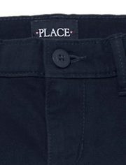 Lot de 2 pantalons chino bootcut uniformes pour filles