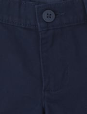 Lot de 2 pantalons chino bootcut extensibles d'uniforme pour filles