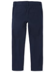 Lot de 2 pantalons chino bootcut extensibles d'uniforme pour filles