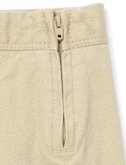 uniformes pour fille Étirement Button Jupe-short 2-Pack - Ajusté