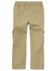 Boys Pull On Cargo Pants 2-Pack