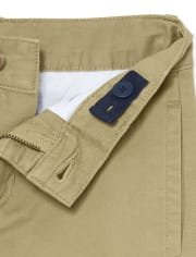 Pantalón chino de uniforme para niño, paquete de 3