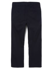 Pantalón chino de uniforme para niño, paquete de 3