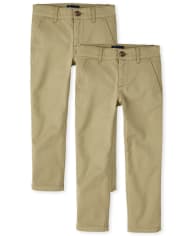 Fundamental Comfort Chino Pants 2-Pack, Fundamental Comfort Chino Pants  2-Pack