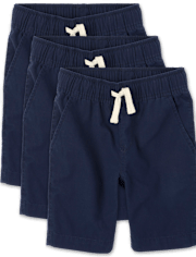 Lot de 3 shorts de jogging uniformes à enfiler pour garçon