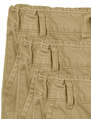 Baby And Toddler Boys Uniform Chino Shorts 3-Pack