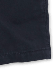 Pantalones cortos chinos de uniforme para bebés y niños pequeños, paquete de 3