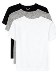 Lot de 3 t-shirts superposés de base pour garçons