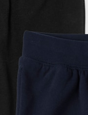 Boys Fleece Jogger Pants 2-Pack