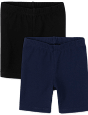 Toddler Girls Bike Shorts 2-Pack