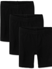 Lot de 3 shorts de vélo pour petites filles