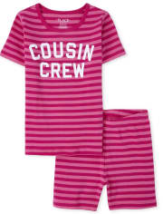 Girls Cousin Crew Snug Fit Cotton Pajamas