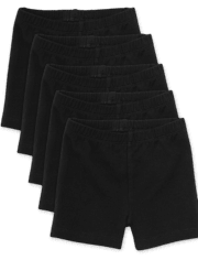 Toddler Girls Cartwheel Shorts 5-Pack