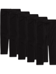 Toddler Girls Leggings 5-Pack