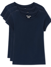 Lot de 3 t-shirts à superposition basiques pour filles