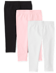 Pack de 3 Leggings capri para niña