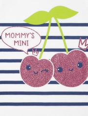 Baby And Toddler Girls Cherries Graphic Tee