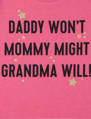 Baby And Toddler Girls Family Graphic Tee