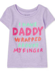 Baby And Toddler Girls I Have Daddy Graphic Tee