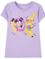 Girls Food Graphic Tee