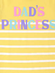 Girls Dad's Princess Graphic Tee