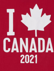 Womens Matching Family Canada Day 2021 Graphic Tee