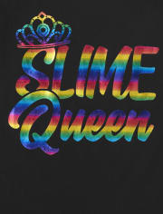 Girls Slime Queen Graphic Tee