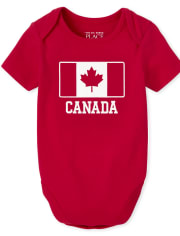 Bébé Famille assortie Body imprimé Canada Day 2021