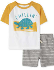 Ensemble 2 pièces tortue pour tout-petit garçon