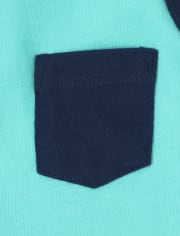 Paquete de 2 camisetas sin mangas con bolsillo para niños pequeños