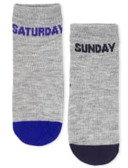 Unisex Toddler Days Of The Week Midi Socks 7-Pack