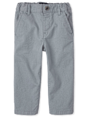 Baby And Toddler Boys Uniform Stretch Relaxed Chino Pants