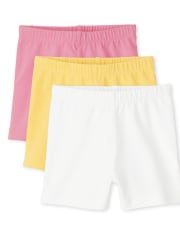 Pack de 3 pantalones cortos Cartwheel para niñas pequeñas