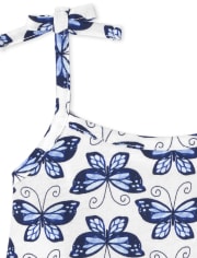 Toddler Girls Print Tie Strap Tank Top 3-Pack
