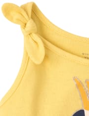 Toddler Girls Bow Tank Top 2-Pack