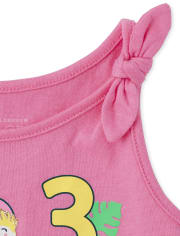 Toddler Girls Bow Tank Top 2-Pack
