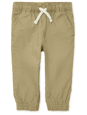 Pantalon de jogging extensible à enfiler pour bébés et tout-petits garçons