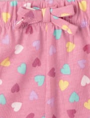 Lot de 4 shorts arc-en-ciel pour petites filles