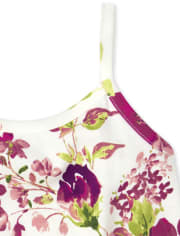 Mameluco con volante floral para bebés y niñas pequeñas