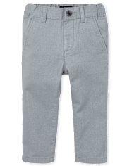 Baby And Toddler Boys Uniform Stretch Straight Chino Pants