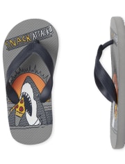 Chanclas Snack Shark para niños